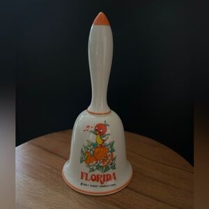 Disney World Florida Orange Bird Bell Decor Accessory Walt Disney Productions